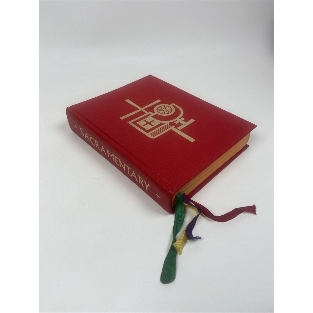 1974 The Sacramentary Roman Missal Catholic Book Red Hardcover Altar Vatican II